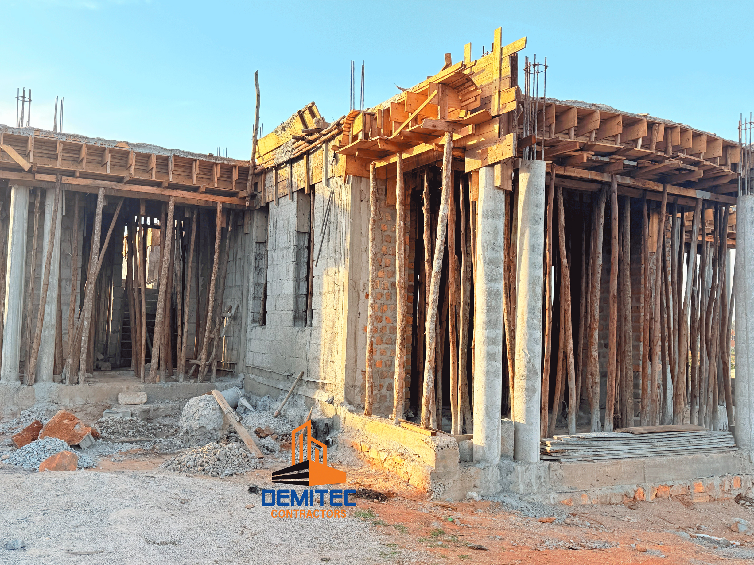 Residential house under construction in Gayaza