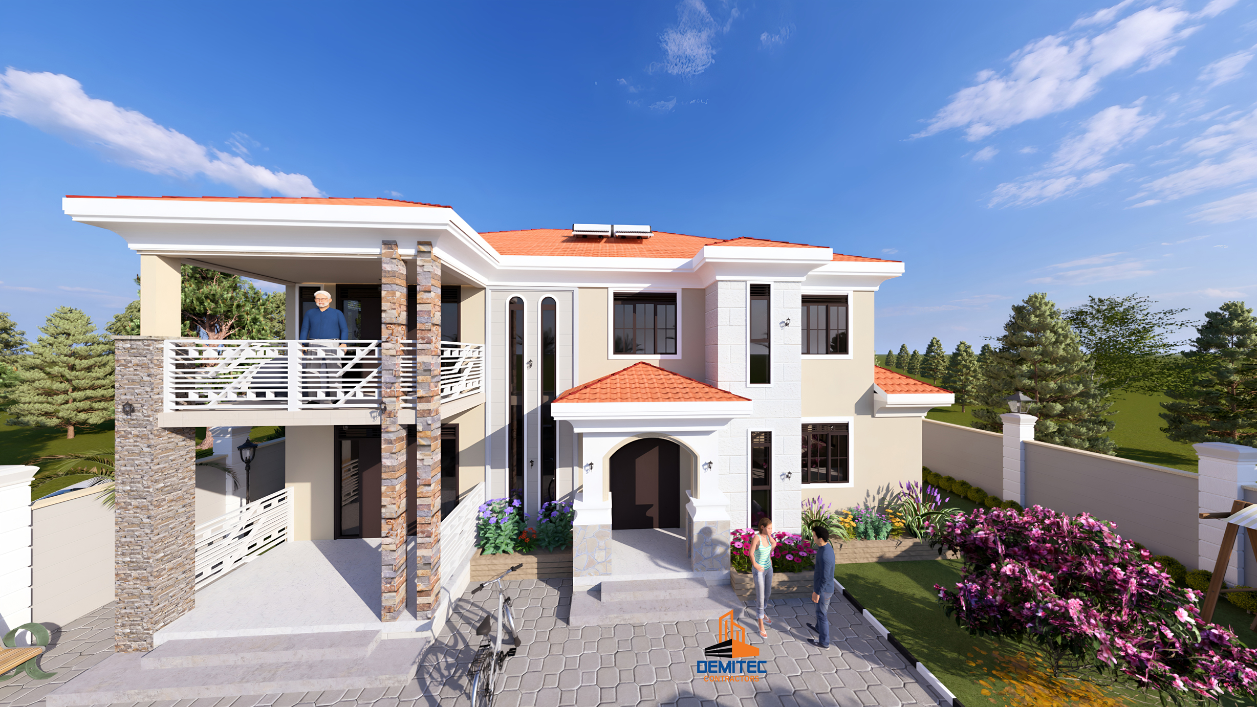 5-bedroom residential house