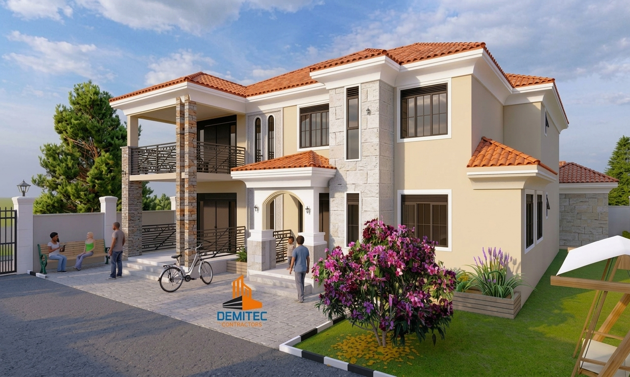 5-bedroom residential house