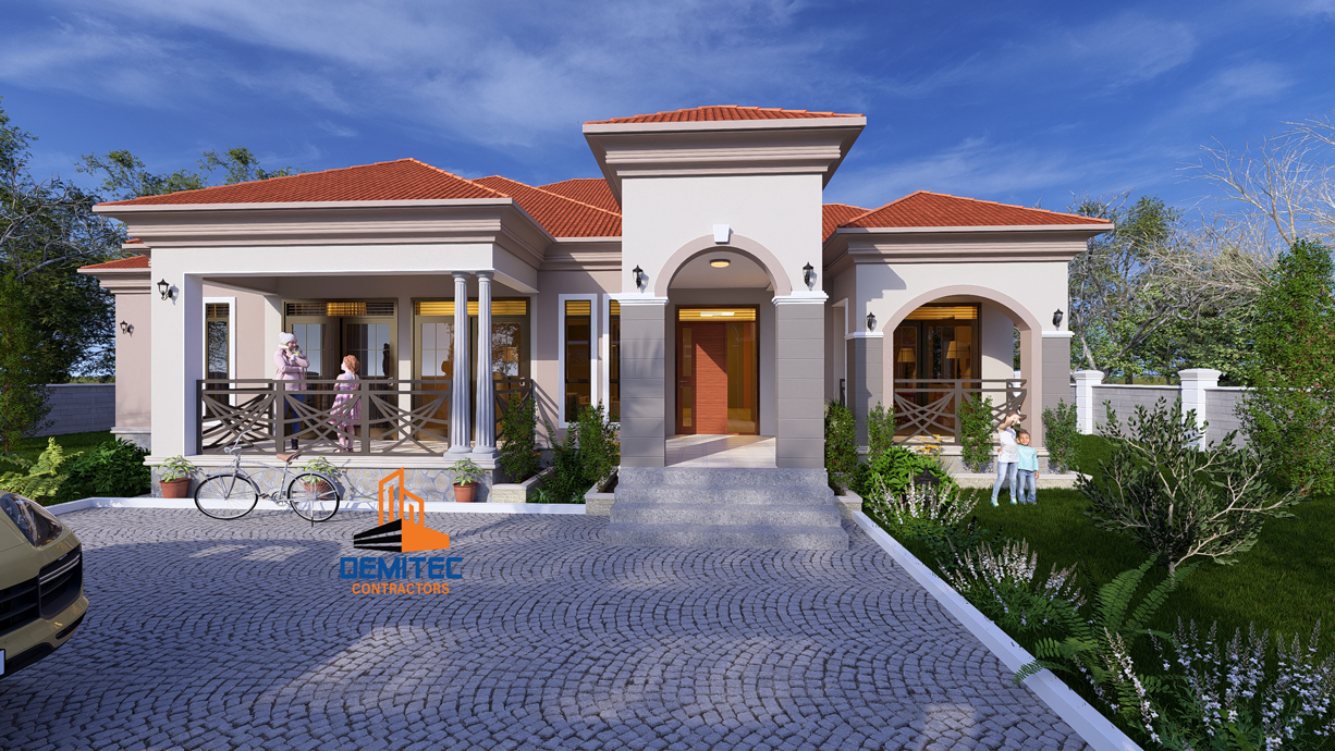 Modern 4 bedroom bungalow