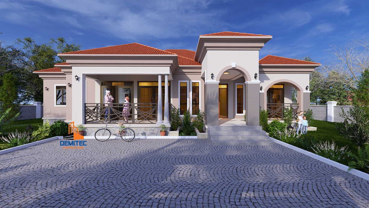 Modern 4 bedroom bungalow